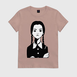 Женская футболка Wednesday Addams
