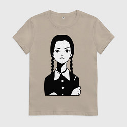 Женская футболка Wednesday Addams