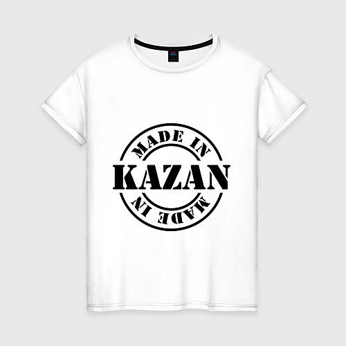 Женская футболка Made in Kazan / Белый – фото 1