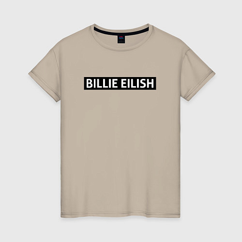 Женская футболка BILLIE EILISH: Lovely / Миндальный – фото 1