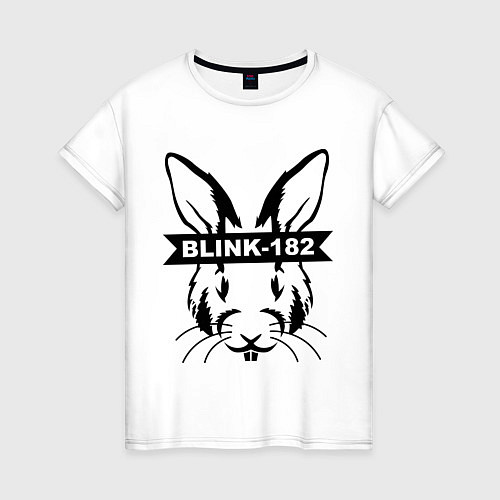 Женская футболка Blink-182 / Белый – фото 1