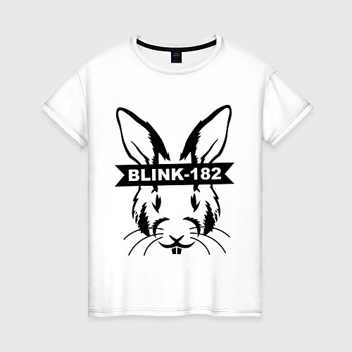 Женская футболка Blink-182 / Белый – фото 1
