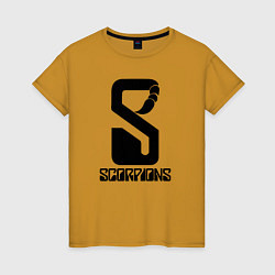 Женская футболка Scorpions logo