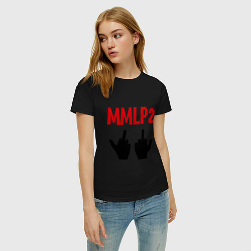 Женская футболка Eminem MMLP2: Fuck / Черный – фото 3