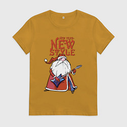 Женская футболка New Year - new style!