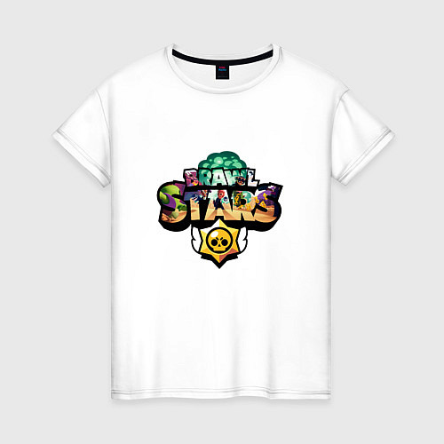 Женская футболка Brawl Stars / Белый – фото 1
