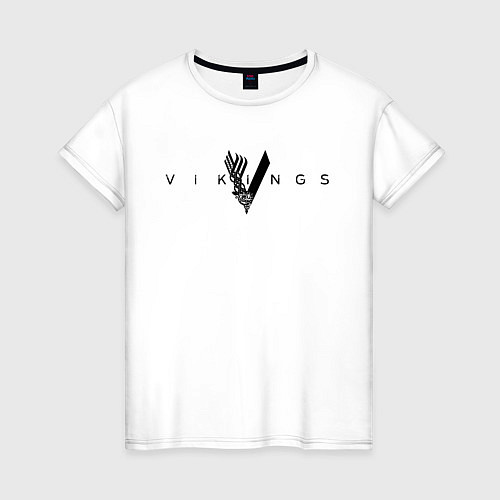 Женская футболка VIKINGS / Белый – фото 1