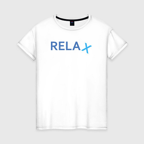 Женская футболка Relax / Белый – фото 1