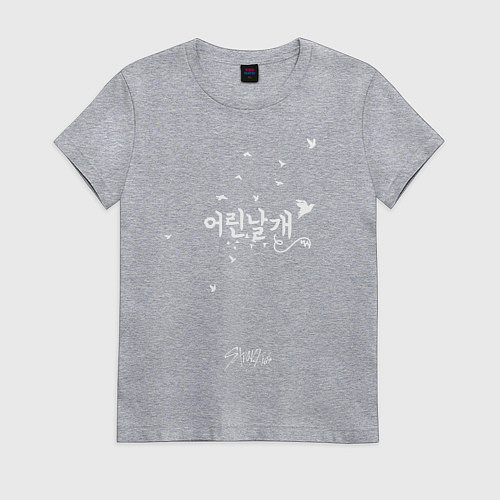 Женская футболка Stray Kids / Меланж – фото 1