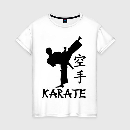 Женская футболка Karate craftsmanship / Белый – фото 1