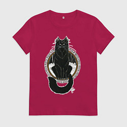 Женская футболка Йольский кот