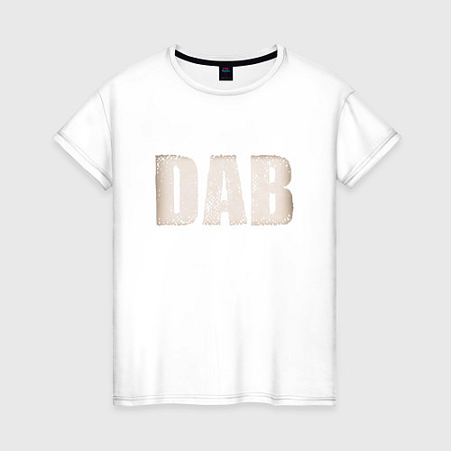 Женская футболка DAB / Белый – фото 1