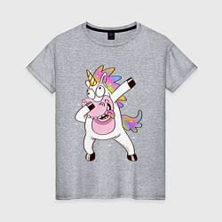 Женская футболка Dabbing Unicorn