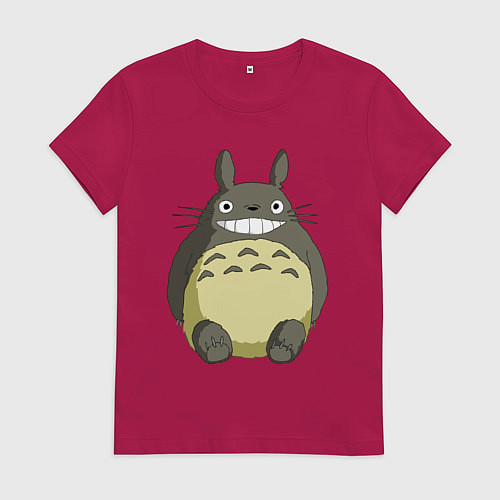Женская футболка Тоторо / Маджента – фото 1