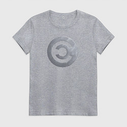 Футболка хлопковая женская CALDARI, цвет: меланж