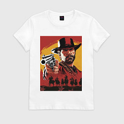 Женская футболка Red dead redemption 2
