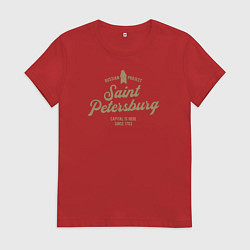 Женская футболка Санкт-Петербург Gold Classic