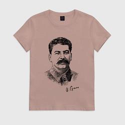 Женская футболка Товарищ Сталин