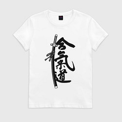 Женская футболка Aikido