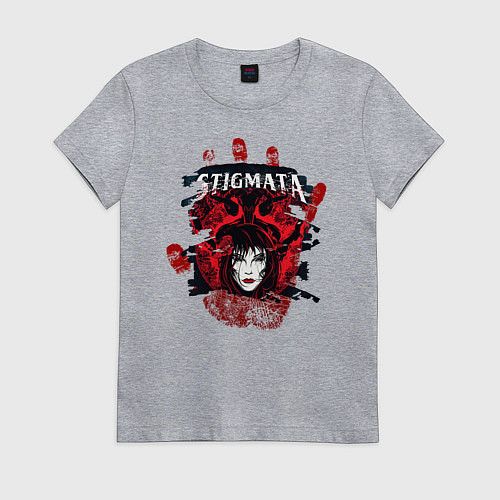 Женская футболка Stignata / Меланж – фото 1
