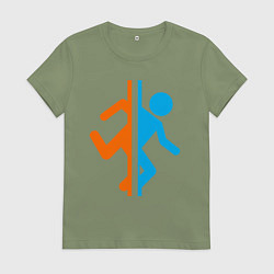 Женская футболка PORTAL