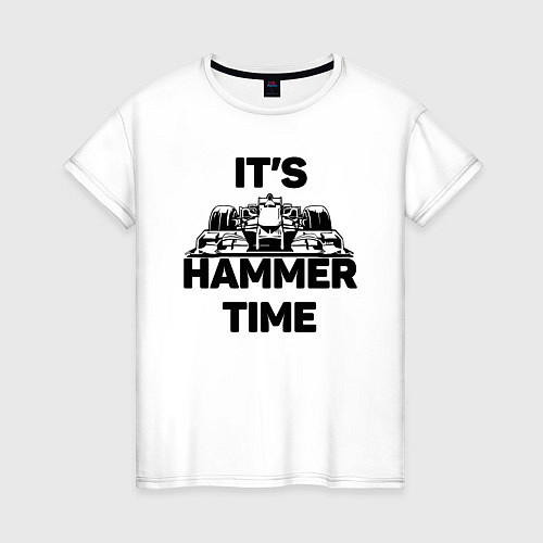 Женская футболка It's hammer time / Белый – фото 1