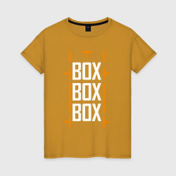 Женская футболка Box box box