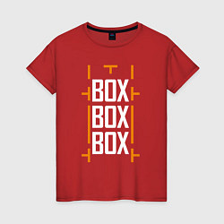 Женская футболка Box box box