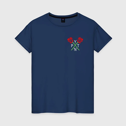 Женская футболка Payton Moormeie / Тёмно-синий – фото 1