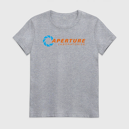 Женская футболка Aperture Laboratorie / Меланж – фото 1