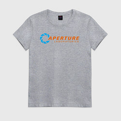 Женская футболка Aperture Laboratorie