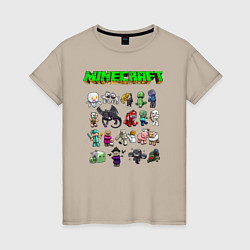 Женская футболка Minecraft