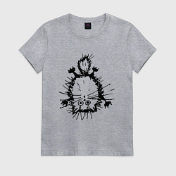 Женская футболка Котик