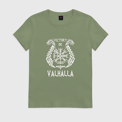 Женская футболка Valhalla / Авокадо – фото 1