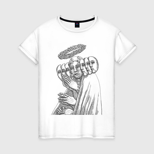 Женская футболка Просветление, Нирвана / Белый – фото 1