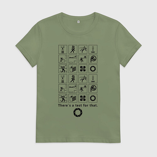 Женская футболка PORTAL / Авокадо – фото 1