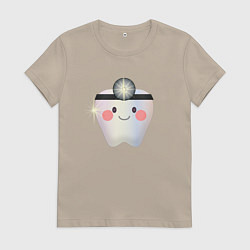 Женская футболка Подарок стоматологу