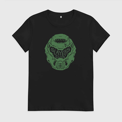 Женская футболка Slayers Club / Черный – фото 1