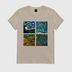 Женская футболка Ван Гог картины