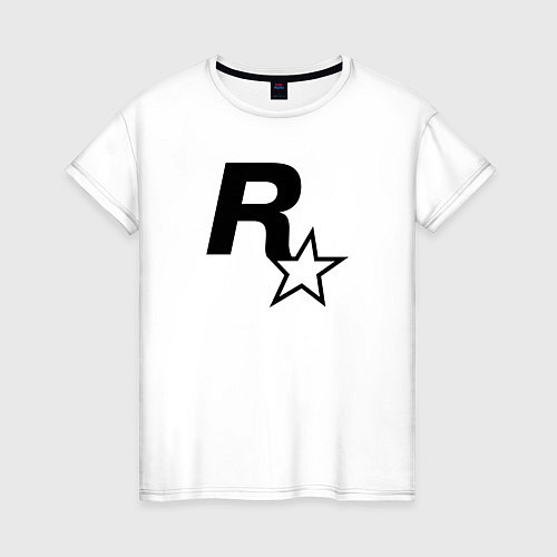 Женская футболка ROCKSTAR GAMES / Белый – фото 1
