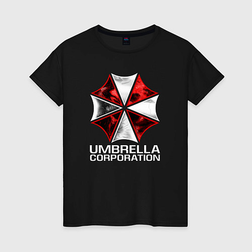 Женская футболка UMBRELLA CORP / Черный – фото 1