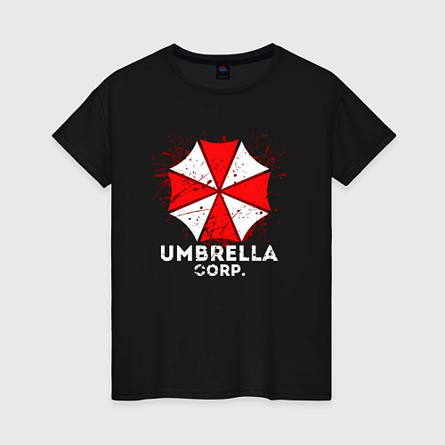 Женская футболка UMBRELLA CORP / Черный – фото 1