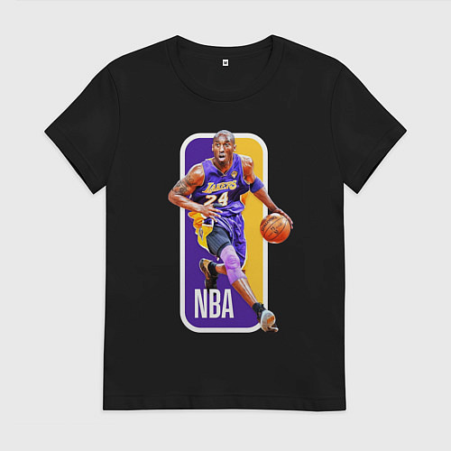Женская футболка NBA Kobe Bryant / Черный – фото 1