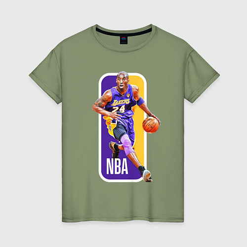 Женская футболка NBA Kobe Bryant / Авокадо – фото 1