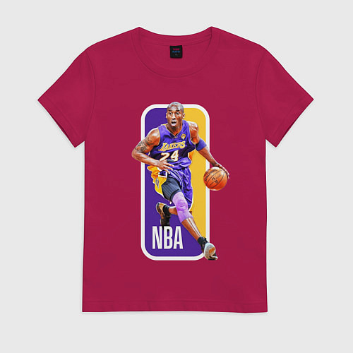 Женская футболка NBA Kobe Bryant / Маджента – фото 1