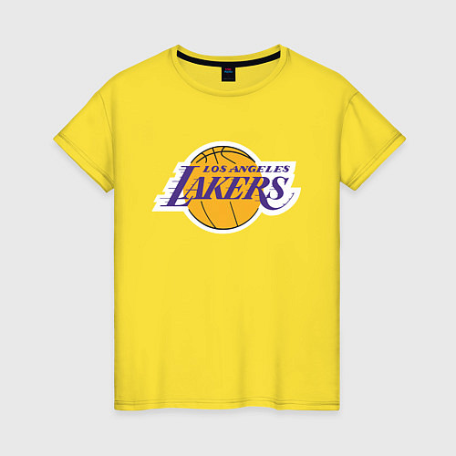 Женская футболка LA LAKERS / Желтый – фото 1