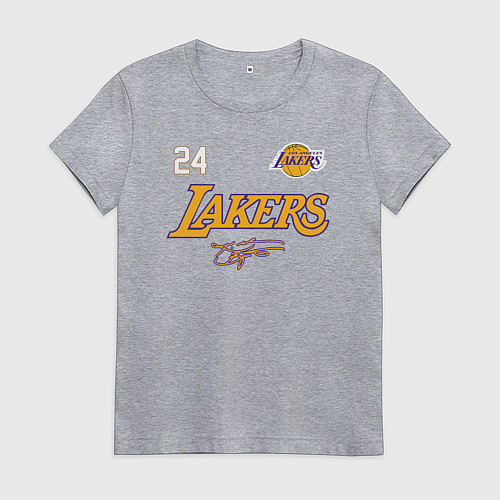 Женская футболка KOBE BRYANT АВТОГРАФ / Меланж – фото 1