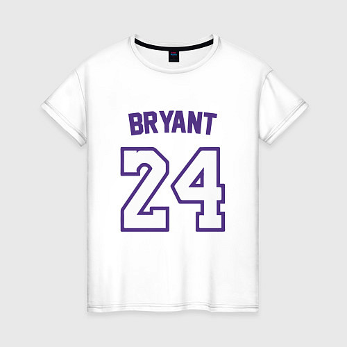 Женская футболка Bryant 24 / Белый – фото 1