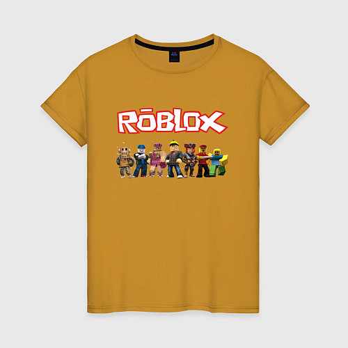 Женская футболка ROBLOX / Горчичный – фото 1