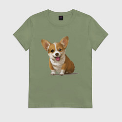 Женская футболка КОРГИ